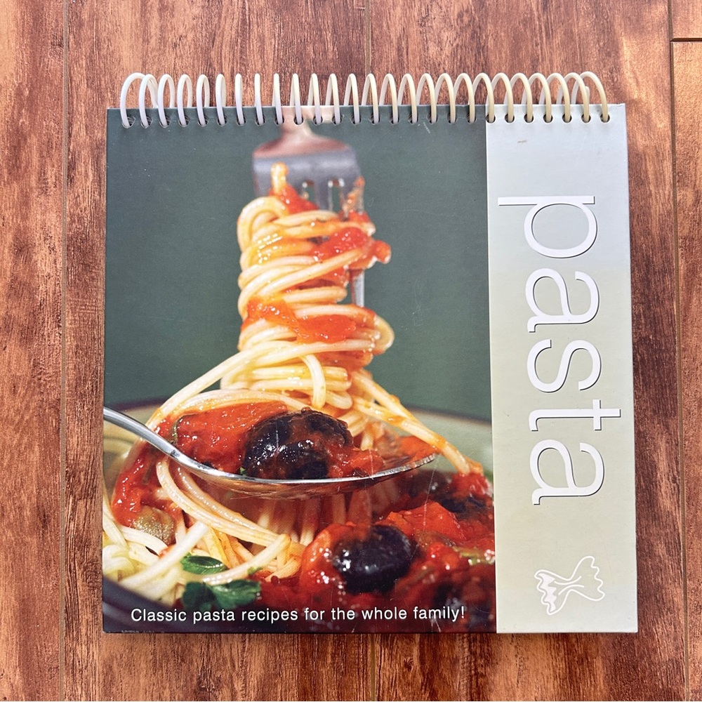 Pasta cookbook Italian cuisine recipe book noodles hardcover